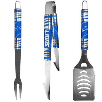 Detroit Lions 3 pc Tailgater BBQ Set