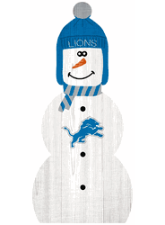 Detroit Lions 31" Snowman Leaner