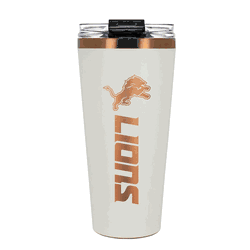 Detroit Lions 32oz Crme and Copper Big Slim Tumbler with Straw