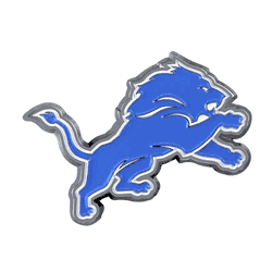 Detroit Lions 3D Color Metal Emblem