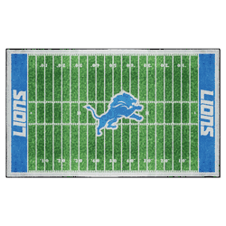 Detroit Lions 6 ft. x 10 ft. Plush Area Rug
