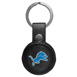 Detroit Lions AirTag Compatible Leather Key Chain