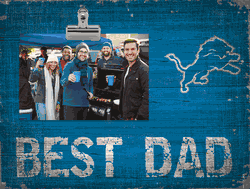 Detroit Lions Best Dad Clip Frame