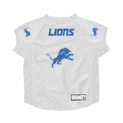 Detroit Lions Big Pet Stretch Jersey White