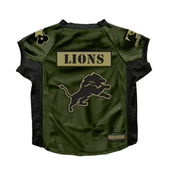 Detroit Lions Big Valor Pet Stretch Jersey - BIG