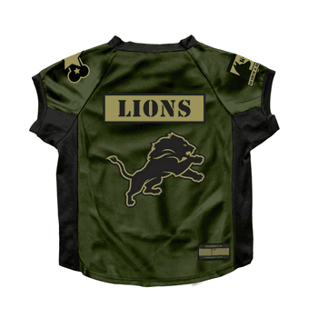 Detroit Lions Big Valor Pet Stretch Jersey - BIG