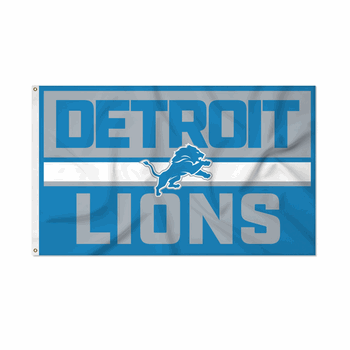Detroit Lions Bold 3' x 5' Banner Flag