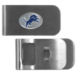 Detroit Lions Bottle Opener Money Clip