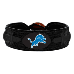 Detroit Lions Bracelet Team Color Tonal Black Football CO