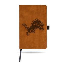 Detroit Lions Brown - Primary Laser Engraved Small Notepad