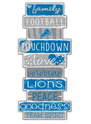 Detroit Lions Celebrations Stack 24" Sign