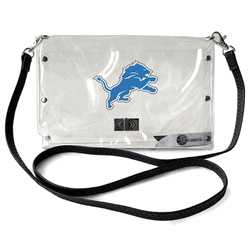 Detroit Lions Clear Envelope Purse STRAP