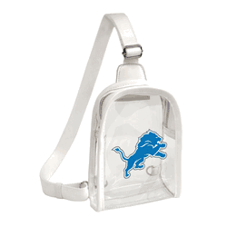 Detroit Lions Clear Mini Sling Stadium Bag