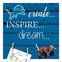 Detroit Lions Create, Inspire, Dream Sign