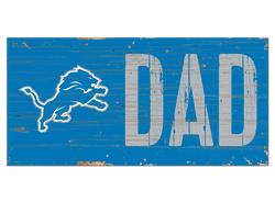 Detroit Lions DAD Sign