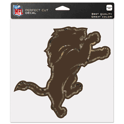 Detroit Lions Decal 8x8 Perfect Cut Camo