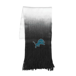 Detroit Lions Dip Dye Scarf Black