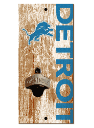 Detroit Lions Distressed Bottle Opener