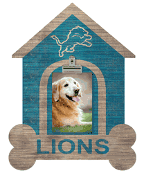 Detroit Lions Dog Bone House Clip Frame
