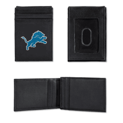 Detroit Lions  Embroidered Front Pocket Wallet - Slim/Light Weight
