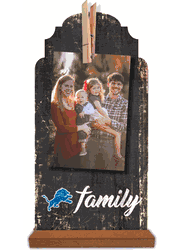 Detroit Lions Family Clothespin 6x12