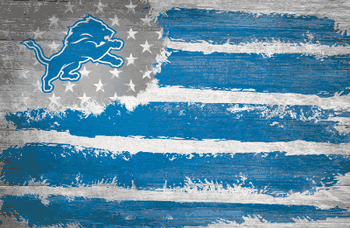 Detroit Lions Flag 17x26