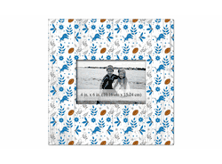 Detroit Lions Floral Pattern 10x10 Frame