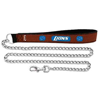 Detroit Lions Football Leather Leash - L