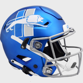 Detroit Lions Full Size Authentic SpeedFlex Football Helmet 2023 Alternate On-Field