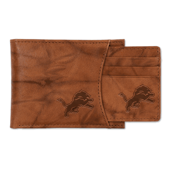 Detroit Lions  Genuine Leather Slider Wallet