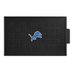Detroit Lions Heavy Duty Vinyl Medallion Door Mat - 19.5in. x 31in.