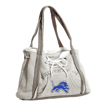Detroit Lions Hoodie Purse Grey