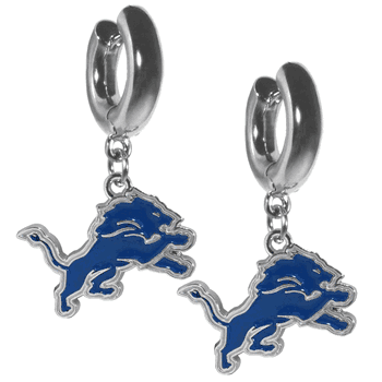 Detroit Lions Huggie Hoop Earrings