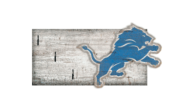 Detroit Lions Key Holder 6x12