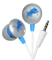 Detroit Lions Logo Earbuds