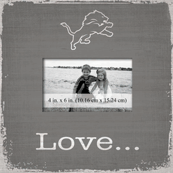 Detroit Lions Love Picture Frame