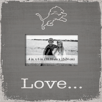 Detroit Lions Love Picture Frame