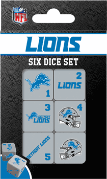 Detroit Lions NFL Dice Set