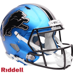 Detroit Lions NFL Full Size Authentic Speed Football Helmet  2026 Rivalries