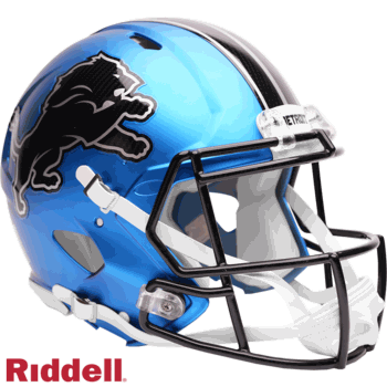 Detroit Lions NFL Full Size Authentic Speed Football Helmet  2026 Rivalries