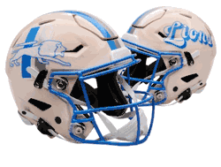 Detroit Lions NFL Full Size SPEEDFLEX Authentic Speed Football Helmet RETRO