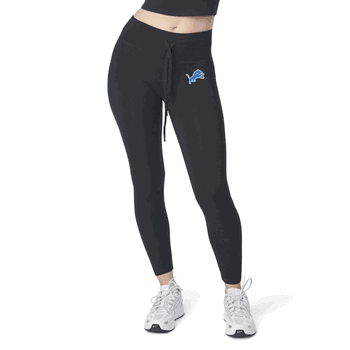Detroit Lions NFL Kadi 2x2 Ribbed Legging Black XXL