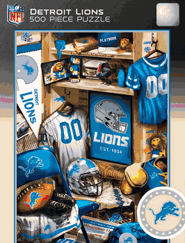 Detroit Lions NFL Locker Room 500pc Puzzle