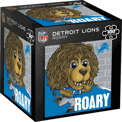 Detroit Lions NFL Mascot 100 Piece Square Puzzle