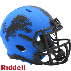 Detroit Lions NFL Mini Speed Football Helmet <B>RAVE</B>