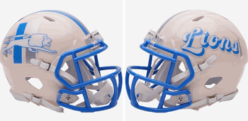 Detroit Lions NFL Mini Speed Football Helmet RETRO