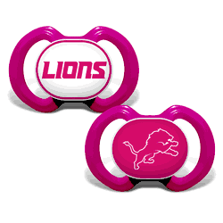 Detroit Lions Pacifier 2-Pack - Pink