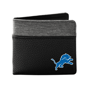 Detroit Lions Pebble BiFold Wallet BLCK