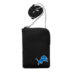 Detroit Lions Pebble Smart Purse Black