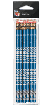 Detroit Lions Pencil 6 Pack